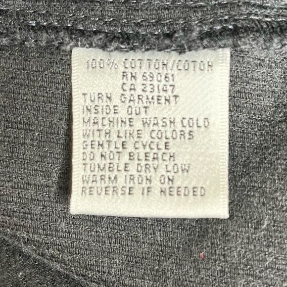 Talbots Corduroy Charcoal Marled Shift Jumper V Neck Sleeveless Back Zip Women 8 - Picture 7 of 10